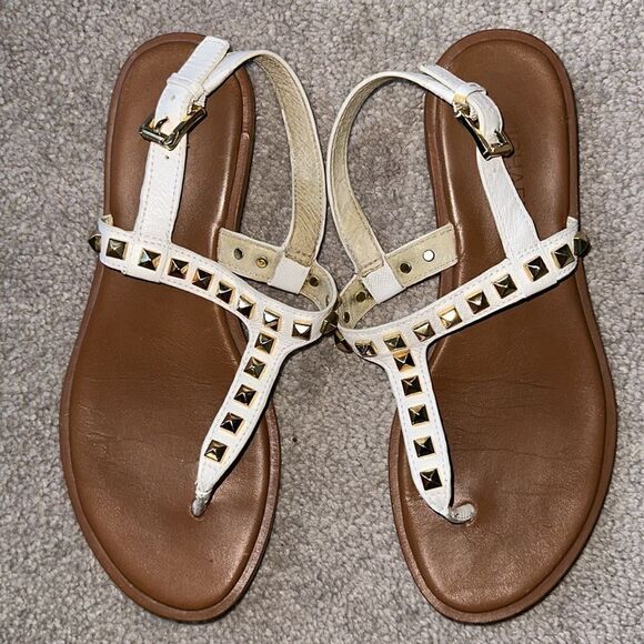 Michael Michael Kors Niko Leather Studded Sandal - Picture 3 of 9